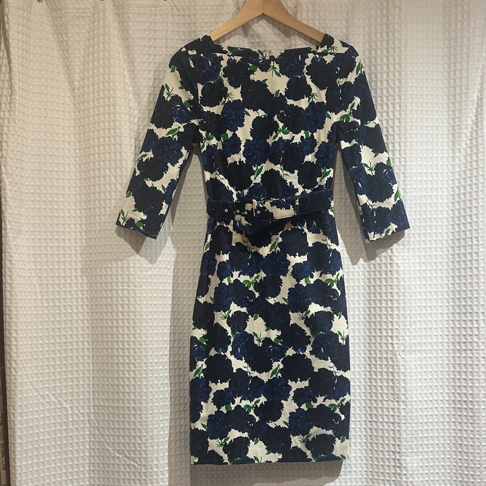 Peony for Anthropologie 3/4 Sleeve Floral Print Dress